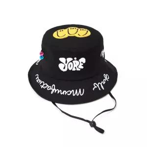 YORF GOLF TWILL BUCKET HAT TRIPLE SMILE 블랙 욜프 트윌버킷 트리플스마일 1093478