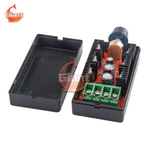 DC 12V 24V 2000W 40A 모터 속도 컨트롤러 9-50V PWM HHO RC 팬 조절기 조정 가능 전원 제어 스위치 케이스
