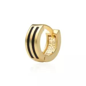 링 귀걸이 한쪽판매 블랙라인 원터치 14k피어싱 피어싱 14K Gold-pin