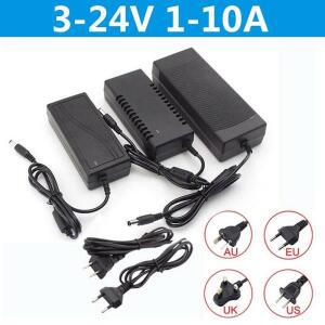 3V 5V 6V 8v 9V 10V 12V 24V 전원 공급 장치 플러그 220V AC DC 어댑터 충전기 1A 2A 3A 5A 6A 8A 범용 LED