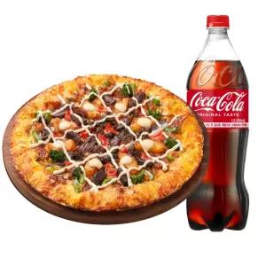 피자헛 화이트 트러플 스테이크 뇨끼 체다골드 엣지 L+콜라 1.25L