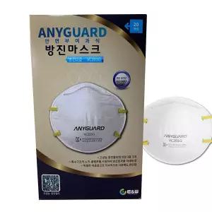 수앤서A1 안면부여과식마스크 애니가드 안면부여과식 마스크 VC-201G 1개입 방진마스크 2급마스크 생활