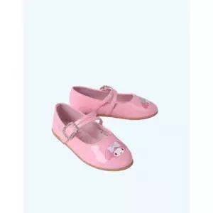 슈펜키즈 어린이 SHO오픈 KIDS 산리오 보석장식 에나멜 플랫 HPKWFFF96S 4938496
