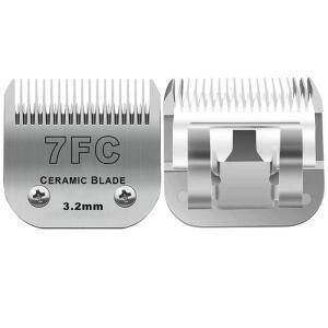 Andis, Oster A5, Wahl KM 시리즈 동물 개 가위, 3.2mm와 호환되는 7FC 세라믹 분리형 애완 클리퍼 교체 블
