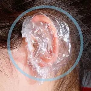 일회용 귀 비닐 커버 이어캡 100P 염색 파마용품