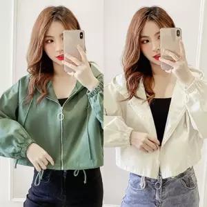 크롭 기장 핏이 예쁜 여성 데일리 숏 후드 자켓 잠바 후드롱 코트 양털집업 롱점퍼