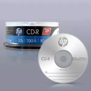 [에이치플러스몰]HP Media CD-R 52x 700MB (25p 케익 케이스)