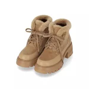 [엘칸토]경량 쿠션 기모 청키 여성 워커 부츠 2XWA74XS-GN