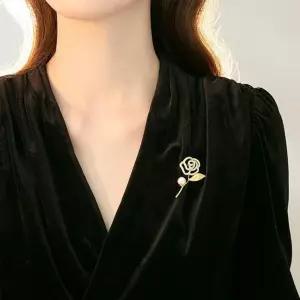 진주 큐빅 정장 한복 옷핀 브로치 옷핀 패션 큐빅 진주 정장악세사리 여성 한복 예쁜