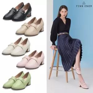 핀에스커 [FINNESKER] 여성 천연 양가죽 힐로퍼 BS144