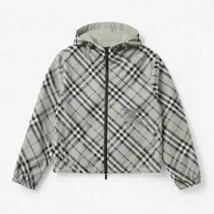 버버리 crop reversible check jacket 8105824) 크롭 리버시블 체크 재킷)