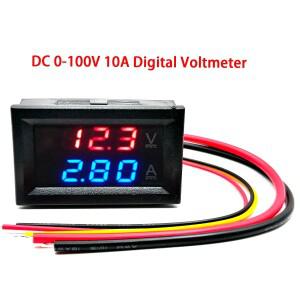 LED 디스플레이 모듈 DSN-VC288 DC 100V 10A 볼트미터 암페어미터 듀얼 디지털 볼트 미터 게이지 전압 전류