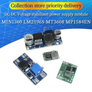 DC-DC 전압 안정화 전원 공급 장치 모듈 조정 가능 부스트 및 벅 LM2596S-ADJ MT3608 MP1584EN