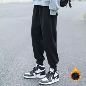 베이직 남성 기모안감 데일리 허리밴딩 조거팬츠