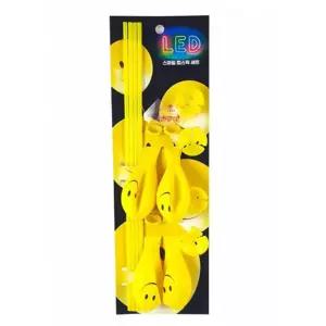 (4입) LED 스마일풍선 컵스틱 세트