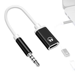 C ~ 3.5mm 헤드폰 차량용 스테레오 코드 Aux 케이블 변환기 -C 이어폰 어댑터 남성