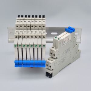 1PCS 고주파 초박형 슬림 릴레이 DIN 마운트 LED 6A 1CO 41F-1Z-C2-1 HF41-F-24-ZS 5V 12V 24V