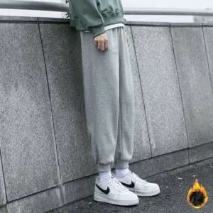 겨울 조거 팬츠 밴딩 방한 데일리 트레이닝 기모 바지