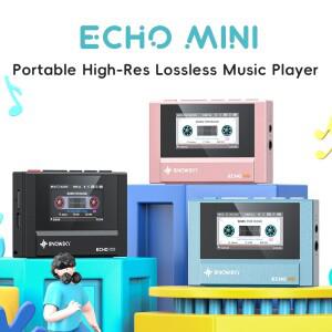 SnowSky/FiiO Echo Mini HiFi Bluetooth MP3 순수 음악 플레이어 15시간 재생 3.5mm/4.4mm 헤드폰 출력
