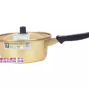 마리빙 노란 편수 알루미늄 양은 식당 라면 황냄비16cm 업소용