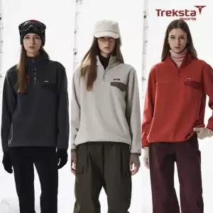[트렉스타][Treksta Sports] 트렉스타 25FW 여성 마운틴 쉐르파 양면 플리스 3종 세트 .