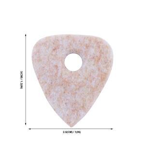 8pcs 펠트 우쿨렐레 플렉트럼 와이드 입 디자인  손가락 보호 테트라코드 픽 교체 악기