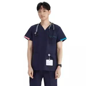 작업복 유니폼 미용사 스파 피부관리사가운 여성 단정한 정장 성형외과 프리미엄