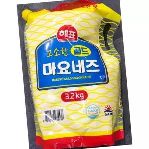 사조 마요네즈 스파우트팩 3.2k X4 업소용 마요 대용량 마요네즈