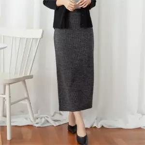 6465814-여성의류 골지니트롱트임스커트 LDC373M001 빅사이즈