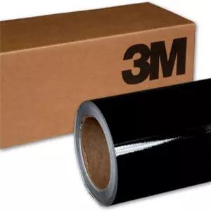 3M 2080 G12 광택 블랙 5ft x 15 평방피트 자동차 랩 비닐 필름