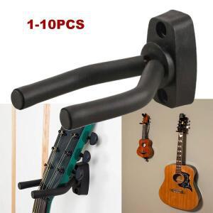 1-10pcs 기타 홀더 벽 거치대 스탠드 부품 액세서리 홈 악기 디스플레이 후크 걸이 픽