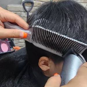 이발소 전문가용 빗 헤어 커팅 가이드 라인 정리 도구 셀프 미용 스타일링 정돈
