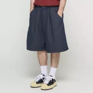 카고브로스 WASHED NON-FADE BERMUDA PANTS (BLUE) - 블루