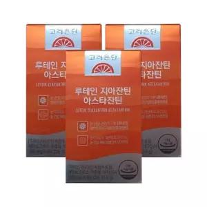 고려은단 루테인 지아잔틴 아스타잔틴 160mg x 60캡슐 3개