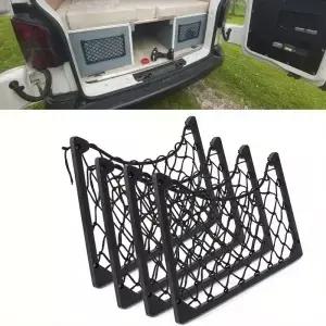 1pc 대형 스트레치 메쉬 스지 랙 카고 매거진 자동차 캐러밴 RV 보트 캠핑카 버스 액세서리