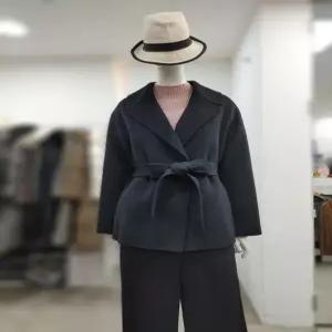 [SI]SI 세이브존04 테일러드 벨티드 하프 코트 SLH3126040BK (44369457)