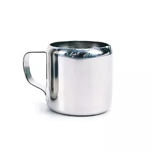 IOWFGPPXA 4x4cm 커피 시럽잔 벨크리머 스테인레스 샷잔 저그 스텐 4호 에스프레소잔 아메리카노 카페 2oz