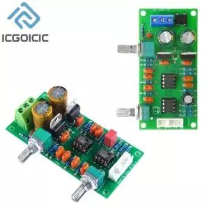 듀얼 파워 로우 패스 슈퍼 헤비 서브 우퍼 필터 보드 베이스 분할 기계 완성 된 키트 PCB 빈