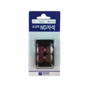 초강력ND자석 15mm 5T 4개 칠판자석 강한자석