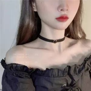 딜로그? 링포인트초커 스트랩목걸이 유니크