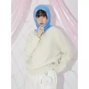 LACE CABLE-KNIT CREAM 843097
