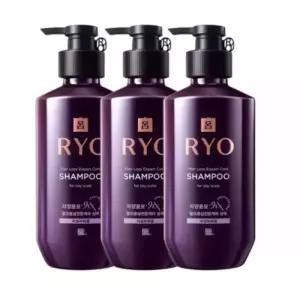 려 탈모샴푸 두피케어 지성샴푸 400ml 3개