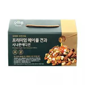 오하루 자연가득 프리미엄 견과 시나몬 에디션 20g 메이플 20개입 2개