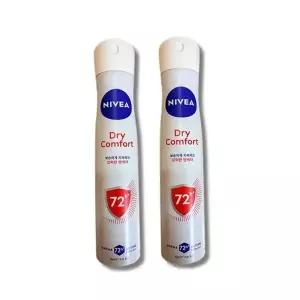 [셀러허브]니베아 데오드란트 스프레이 드라이 콤포트 200ml 2개 (S51181395)