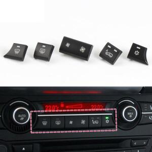 BMW X5 X6 E70 E71 E72 대시보드 팬 볼륨 레이더 버튼 AC 벤트 그릴 리어 트렁크 스위치 스타트 스톱 키 커