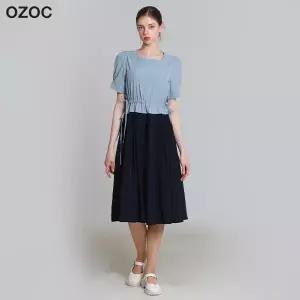 오조크 OZOC 스퀘어넥 스트링 배색 원피스 택가격: 114000원 842484