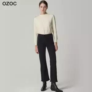 오조크 OZOC 슬림부츠컷 기모 데님 팬츠 842419