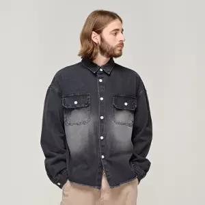 카고브로스 CB WORKER DENIM JACKET (BLACK) - black