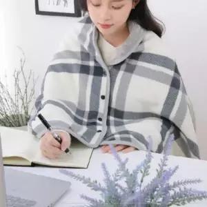 학생 케이프 다용도 겨울 레져 모포 1P 이불 극세사 판촉물 캠핑 보온 무릎 담요M