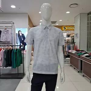 트리코트 카모 프린트  카라티셔츠   1L35145-4US